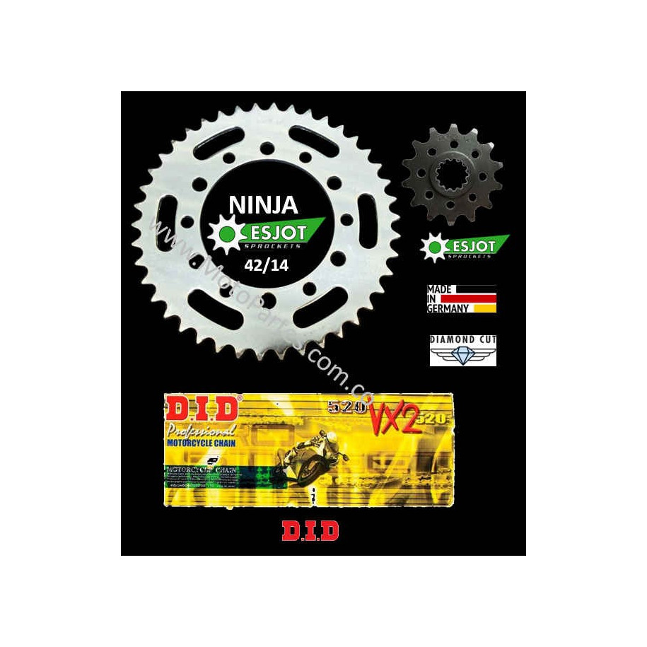 NINJA 250 - ESJOT - Kit de Arrastre para KAWASAKI