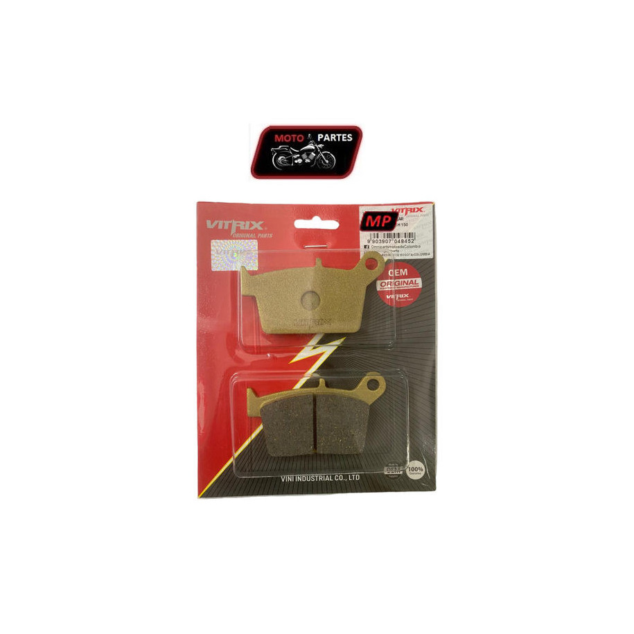 Pastillas de freno Vitrix para Akt 125 Flex