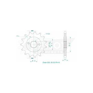 DUKE 390 - ESJOT - Kit de Arrastre para KTM