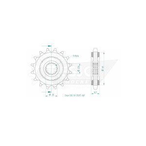 FAZER 600 - ESJOT - Kit de Arrastre YAMAHA