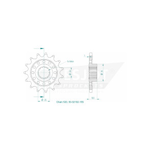 Kit de Arrastre Ducati 937 Monster ESJOT