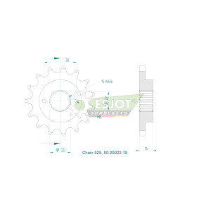 Kit de Arrastre Ducati 821 Hypermotard  ESJOT