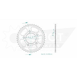 Kit de Arrastre Honda 1100 CRF Africa Twin alle ABS DCT  ESJOT