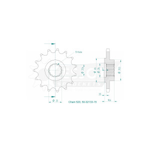 Kit de Arrastre Kawasaki 800 Ze CDS ESJOT