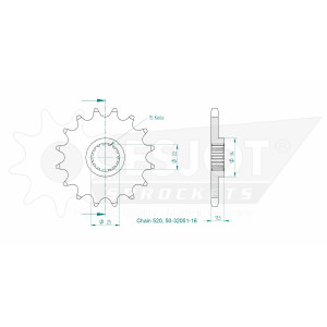Kit de Arrastre KTM 790 Duke (L)  ESJOT