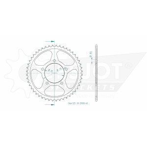 Kit de Arrastre Suzuki 650 GSX F  ESJOT