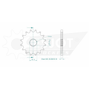 Kit de Arrastre Suzuki 600 GSR  ESJOT