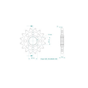 Kit de Arrastre Yamaha 700 MT-07 - ESJOT